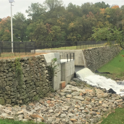 Completed Hovey Dam Spillway